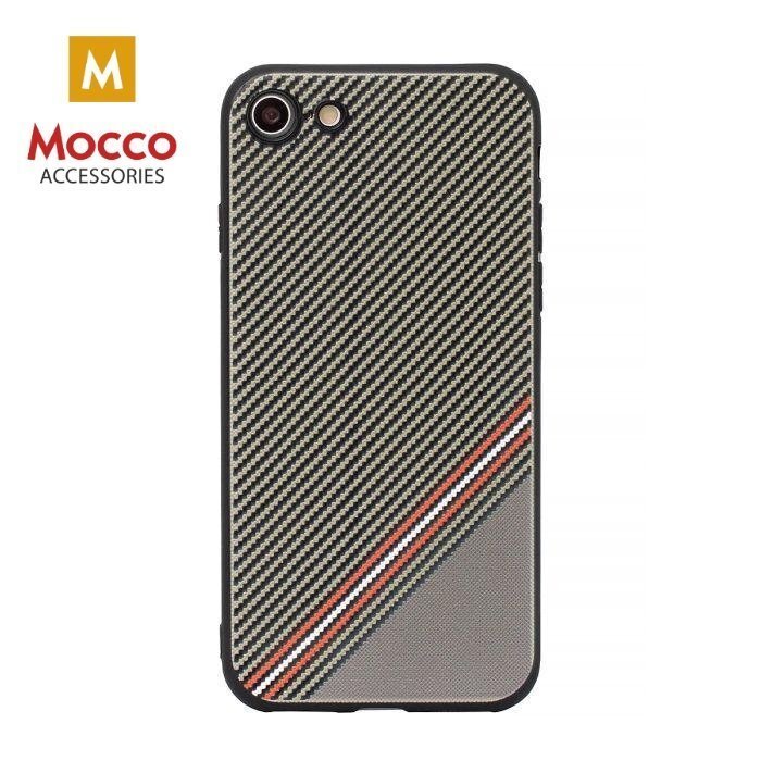 Aizsargmaciņš Mocco Trendy Grid And Stripes Silicone Back Case Samsung G950 Galaxy S8 Brown (Pattern 1) cena un informācija | Telefonu vāciņi, maciņi | 220.lv