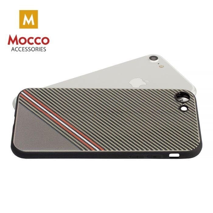 Aizsargmaciņš Mocco Trendy Grid And Stripes Silicone Back Case Samsung G955 Galaxy S8 Plus Brown (Pattern 1) cena un informācija | Telefonu vāciņi, maciņi | 220.lv