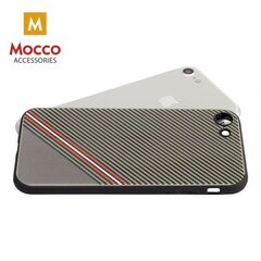 Aizsargmaciņš Mocco Trendy Grid And Stripes Silicone Back Case Apple iPhone X Brown (Pattern 1) cena un informācija | Telefonu vāciņi, maciņi | 220.lv