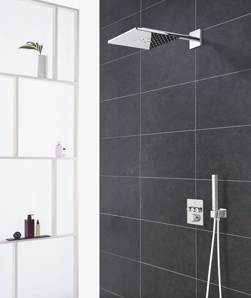 Grohe GROHTHERM SmartControl + Rainshower 310 SmartActive Cube zemapmetuma termostatiskā sistēma, 34706000 cena un informācija | Dušas komplekti un paneļi | 220.lv