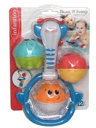 Vannas rotaļlieta "Makšķerēšanas komplekts" Infantino cena un informācija | Rotaļlietas zīdaiņiem | 220.lv