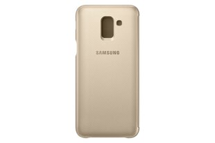 Чехол-кошелек Samsung EF-WJ600CF для Galaxy J6 золотой цена и информация | Чехлы для телефонов | 220.lv