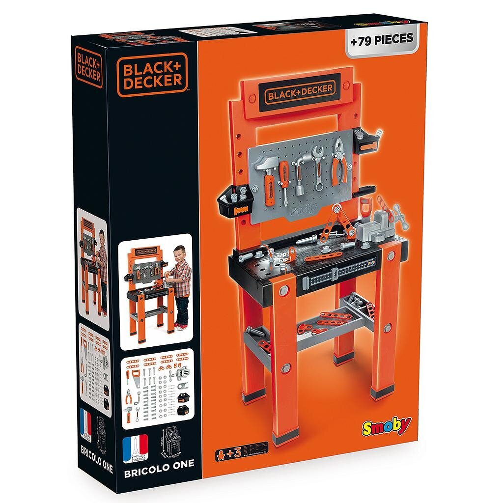 Instrumentu galds Smobu Black & Decker, 7600360700 цена и информация | Rotaļlietas zēniem | 220.lv