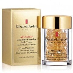 Kapsulas ādai zem acīm Elizabeth Arden Advanced Ceramide, 60 gab. цена и информация | Сыворотки, кремы для век | 220.lv