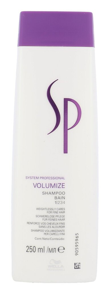 Šampūns matu apjomam Wella SP Volumize, 250 ml цена и информация | Šampūni | 220.lv