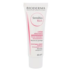 Krēmkrāsa Sensibio Rich Bioderma Jūtīga āda (40 ml) цена и информация | Кремы для лица | 220.lv