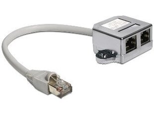 Delock adapteris Rozdzielacz LAN 1xRJ45/2xRJ45 Ethernet цена и информация | Адаптеры и USB разветвители | 220.lv