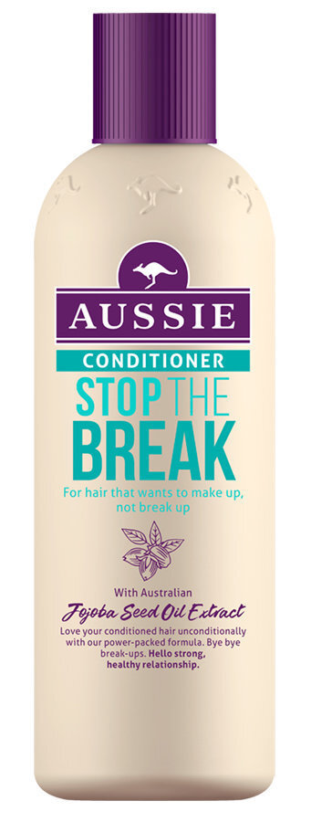 Balzāms trausliem matiem Aussie Stop The Break 400 ml cena un informācija | Matu kondicionieri, balzāmi | 220.lv