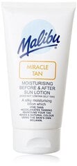 Iedegumu veicinošs sejas un ķermeņa losjons Malibu Miracle Tan Moisturising Before & After Sun 150 ml cena un informācija | Sauļošanās krēmi | 220.lv