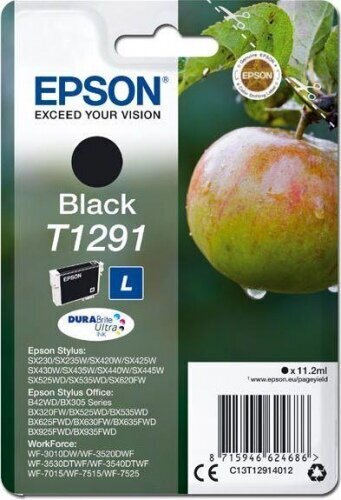 Saderīgs tintes kārtridžs Epson T129: Krāsa - Melns цена и информация | Tintes kārtridži | 220.lv