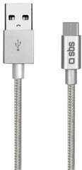 SBS 31605, USB 2.0/USB-C, 1.5 m цена и информация | Кабели для телефонов | 220.lv