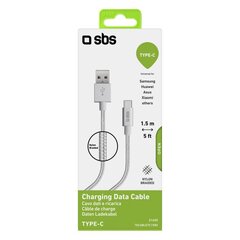 SBS 31605, USB 2.0/USB-C, 1.5 m kaina ir informacija | Кабели для телефонов | 220.lv