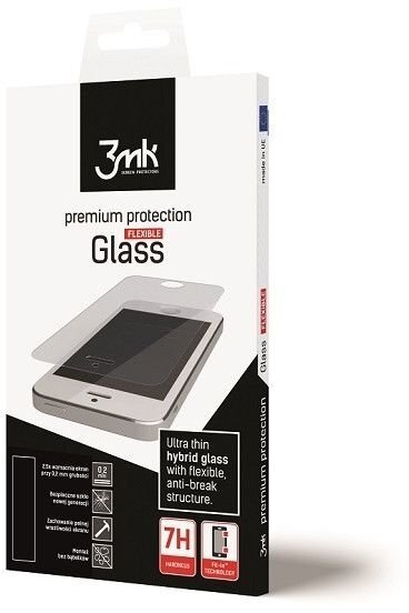 3mk hybrid glass FlexibleGlass for iPhone X cena un informācija | Ekrāna aizsargstikli | 220.lv