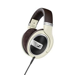 Премиум-накладные наушники аудиофильского уровня с открытой спиной Sennheiser HD 599 On-Ear Brown/White цена и информация | Наушники Hercules HDP DJ60 | 220.lv