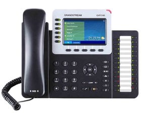 Grandstream GXP2160, melns cena un informācija | Stacionārie telefoni | 220.lv