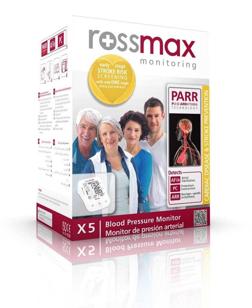 Rossmax X5 Parr cena un informācija | Asinsspiediena mērītāji | 220.lv