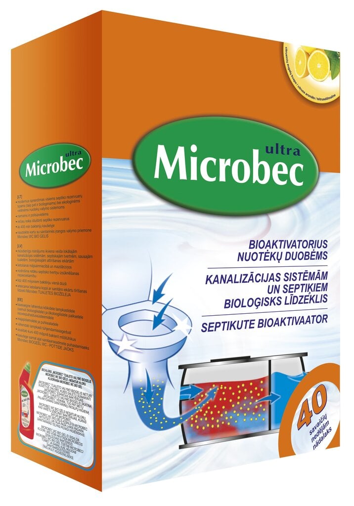 MICROBEC bioaktivators notekūdeņu savāktuvēm - 1 kg цена и информация | Mikroorganismi, baktērijas | 220.lv