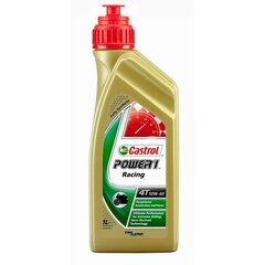 Castrol Power 1 Racing 4T 10W40, 1L cena un informācija | Moto eļļas | 220.lv