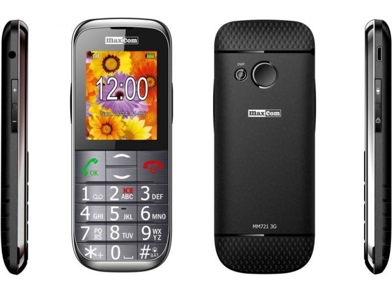 Maxcom MM 721, Black cena un informācija | Mobilie telefoni | 220.lv