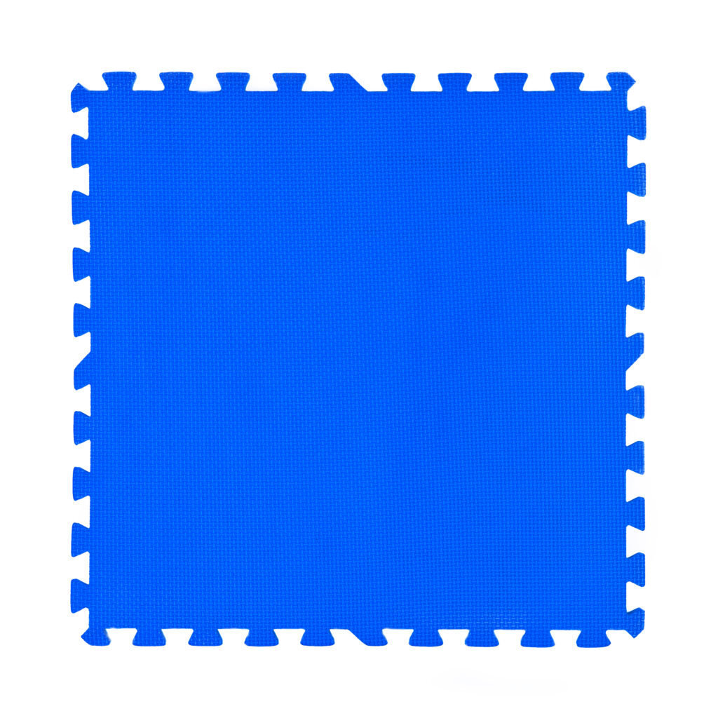 Aizsargājošais paklājs Spokey Scrab 61x61x1,2 cm, 4 gab., zils цена и информация | Piederumi un aksesuāri trenažieriem | 220.lv