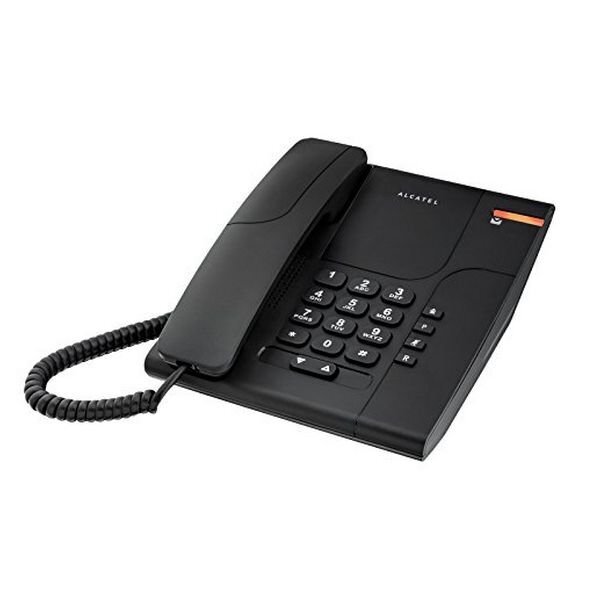 Alcatel Temporis 180, melns cena un informācija | Stacionārie telefoni | 220.lv