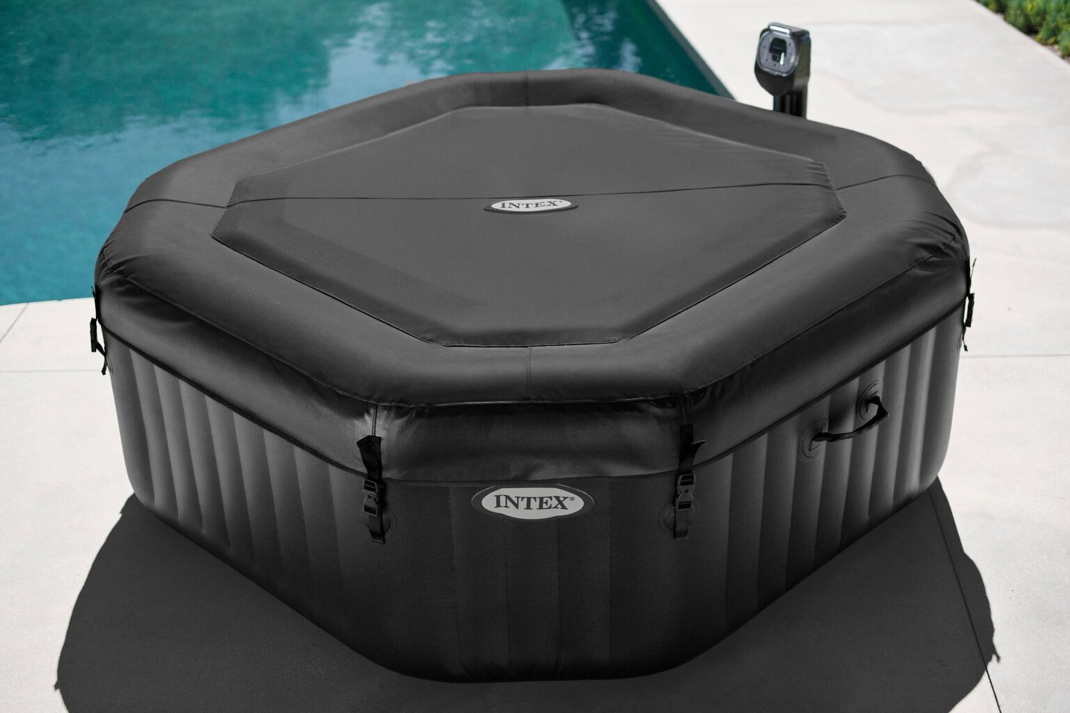 Masāžas baseins Intex PureSpa™ Jet & Bubble Deluxe Set, 201x71cm cena un informācija | Baseini | 220.lv