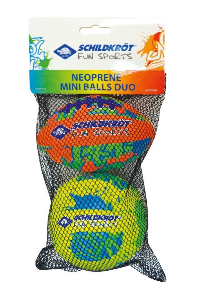 Bumbiņu komplekts Schildkrot Neoprene Mini-Balls Duo-Pack цена и информация | Ūdens, smilšu un pludmales rotaļlietas | 220.lv