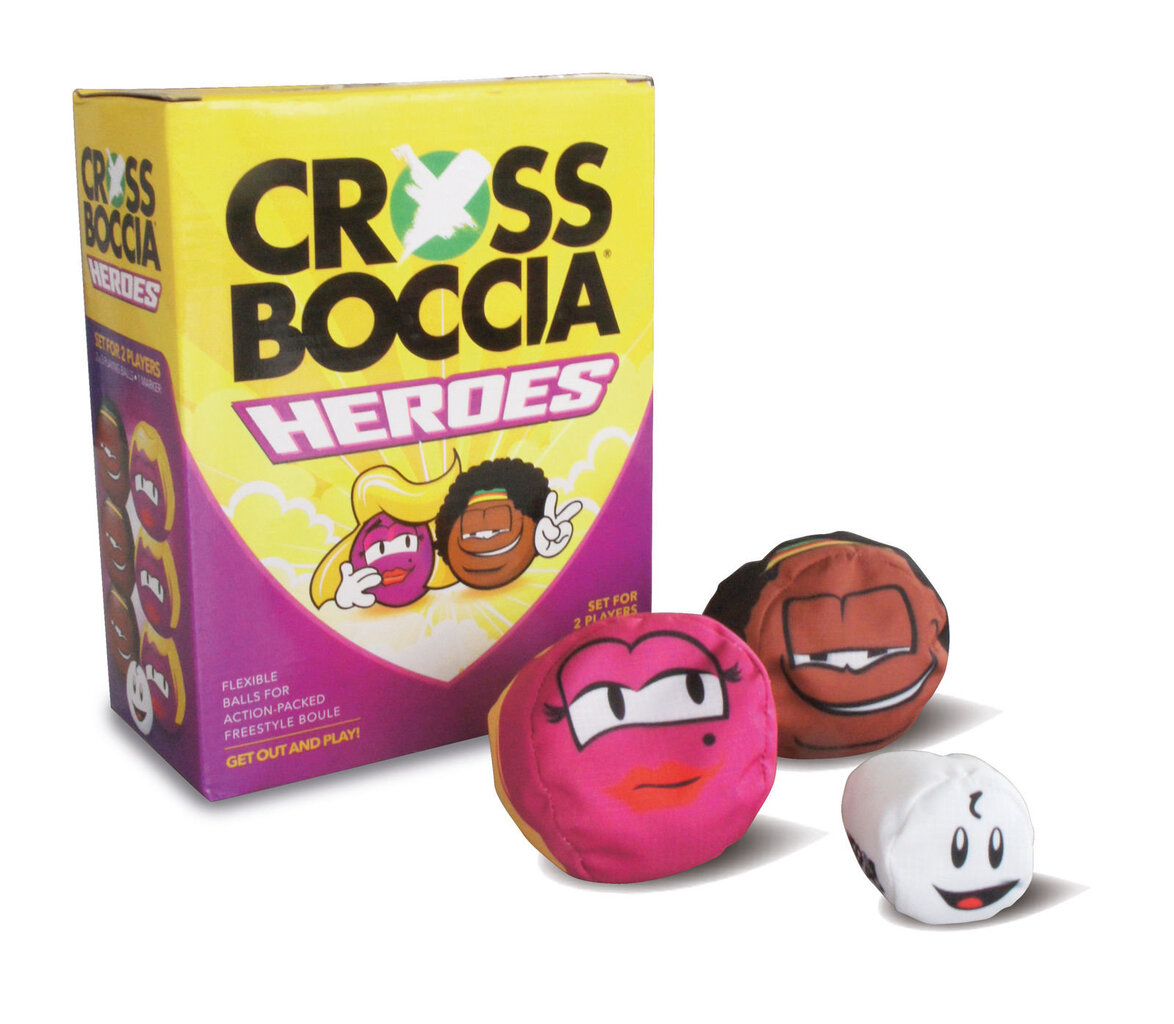 Bumbiņu spēle Schildkrot Crossboccia® Heroes "Blond & Muffin", 2 spēlētājiem цена и информация | Ūdens, smilšu un pludmales rotaļlietas | 220.lv