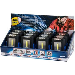 Žibintuvėlis Dedra 1W COB LED + 3LED cena un informācija | Rokas instrumenti | 220.lv