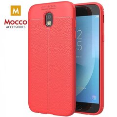 Aizsargvāciņš Mocco Litchi Pattern, piemērots Samsung G965 Galaxy S9 Plus telefonam, sarkans cena un informācija | Telefonu vāciņi, maciņi | 220.lv