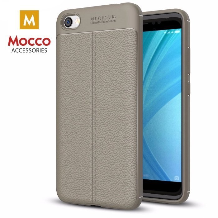 Aizsargvāciņš Mocco Litchi Pattern, piemērots Samsung J530 Galaxy J5 (2017) telefonam, pelēks цена и информация | Telefonu vāciņi, maciņi | 220.lv