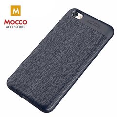 Aizsargvāciņš Mocco Litchi Pattern, piemērots Samsung J530 Galaxy J5 (2017) telefonam, zils цена и информация | Чехлы для телефонов | 220.lv