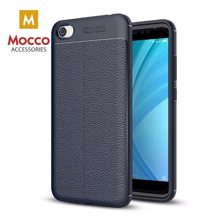 Aizsargvāciņš Mocco Litchi Pattern, piemērots Samsung J530 Galaxy J5 (2017) telefonam, zils цена и информация | Telefonu vāciņi, maciņi | 220.lv