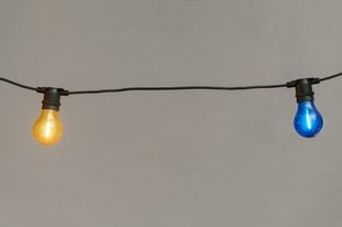 Световая гирлянда Party цветная 10 светодиодов 4,5м цена и информация | Уличное освещение | 220.lv
