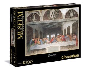 Puzle Clementoni Leonardo: Svētais Vakarēdiens, 1000 gab. cena un informācija | Puzles, 3D puzles | 220.lv