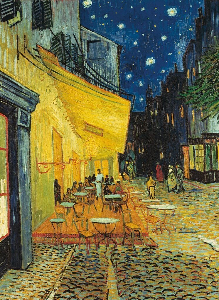 Puzle Clementoni Van Gogh Terrace at Night, 1000 d. cena un informācija | Puzles, 3D puzles | 220.lv