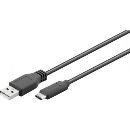 Goobay USB 2.0 cable 1,8 m, Black, USB 2 цена и информация | Kabeļi un vadi | 220.lv