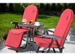 Krēsls Patio Modena Oval D002-03BB, sarkans cena un informācija | Dārza krēsli | 220.lv