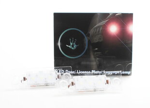 Комплект светодиодной подсветки номерного знака для моделей VW цена и информация | Автомобильные лампочки | 220.lv