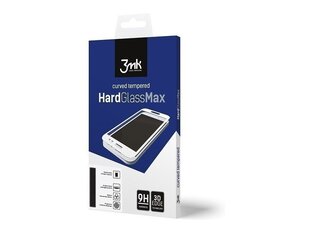 Rūdīta stikla ekrāna aizsargs 3MK HardGlass MAX, piemērots Apple iPhone 8 telefonam, caurspīdīgs/balts cena un informācija | Ekrāna aizsargstikli | 220.lv