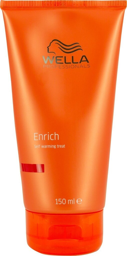 Sildoša matu maska ​​sausiem matiem Wella Enrich Self Warming Treat 150 ml cena un informācija | Matu uzlabošanai | 220.lv