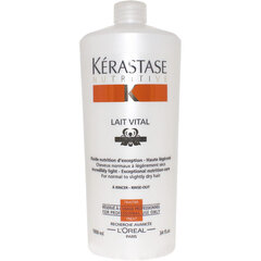 Barojošs kondicionieris Nutritive Lait Vital Kerastase (1000 ml) цена и информация | Бальзамы, кондиционеры | 220.lv