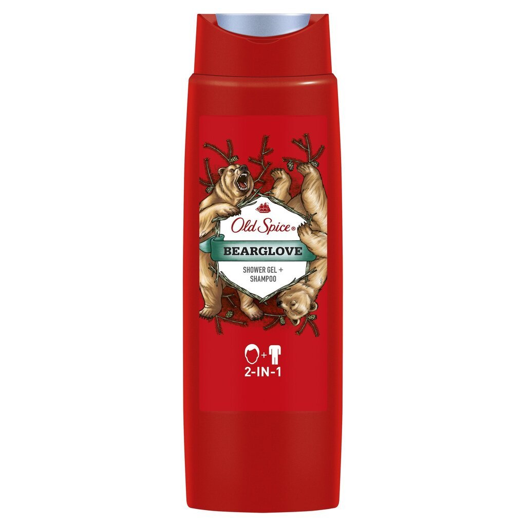 Bear Glove dušas želeja + šampūns, 250 ml cena un informācija | Dušas želejas, eļļas | 220.lv