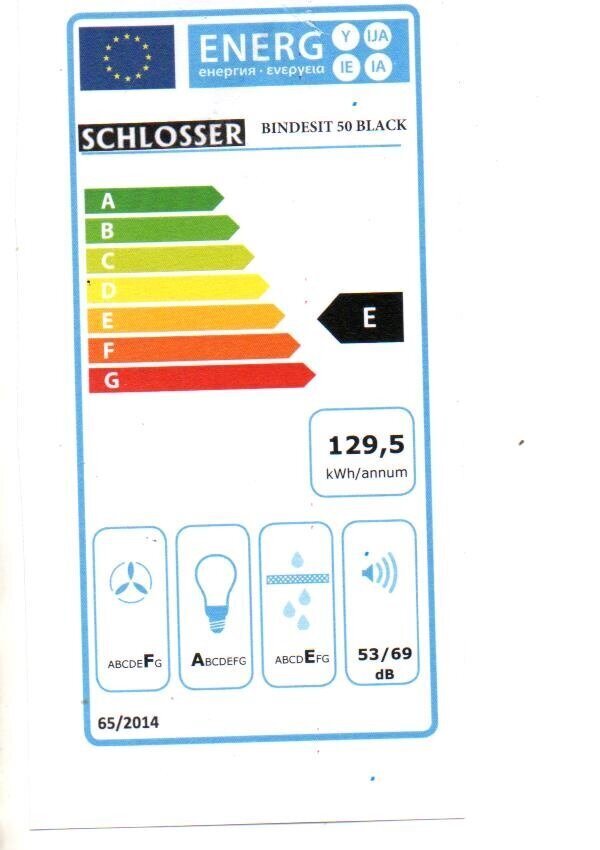 Schlosser BINTESIT 50BL cena un informācija | Tvaika nosūcēji | 220.lv