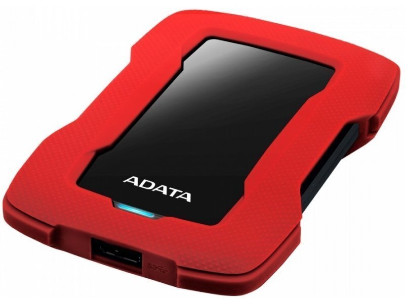 ADATA HD330 2000 GB, 2.5 ", USB 3.1, Red цена и информация | Ārējie cietie diski | 220.lv