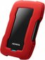 ADATA HD330 2000 GB, 2.5 ", USB 3.1, Red цена и информация | Ārējie cietie diski | 220.lv