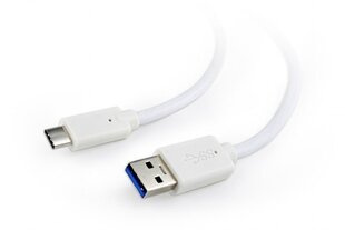 Gembird (CCP-USB3-AMCM) USB 3.0 A(M) - USB Type-C (M), 0.1m cena un informācija | Kabeļi un vadi | 220.lv