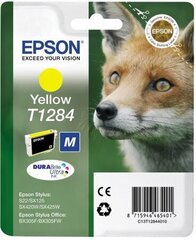 Epson — tinte T1284 YELLOW 3,5 ml SX125/130/425W/S22/BX305 cena un informācija | Tintes kārtridži | 220.lv