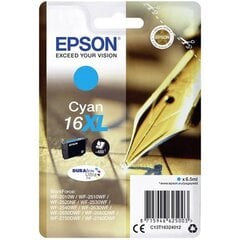 Saderīgs tintes kārtridžs Epson T16XL: Krāsa - Ciāna cena un informācija | Tintes kārtridži | 220.lv