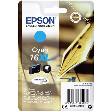 Saderīgs tintes kārtridžs Epson T16XL: Krāsa - Ciāna цена и информация | Tintes kārtridži | 220.lv